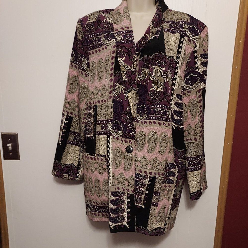 - - Dress Barn Jacket  Ex Cond  26 1/2 inch  arm  pit to arm pit length 32…